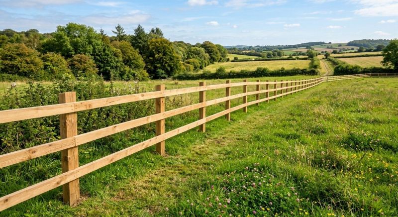 Rustic Fence Installation in Pearland, TX