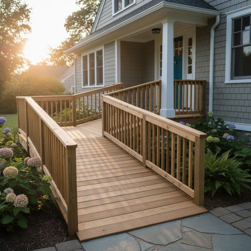 Wood Ramp Installation